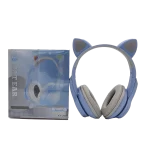 هدفون گربه ای مدل xy-207 رنگ ابی - Image 2