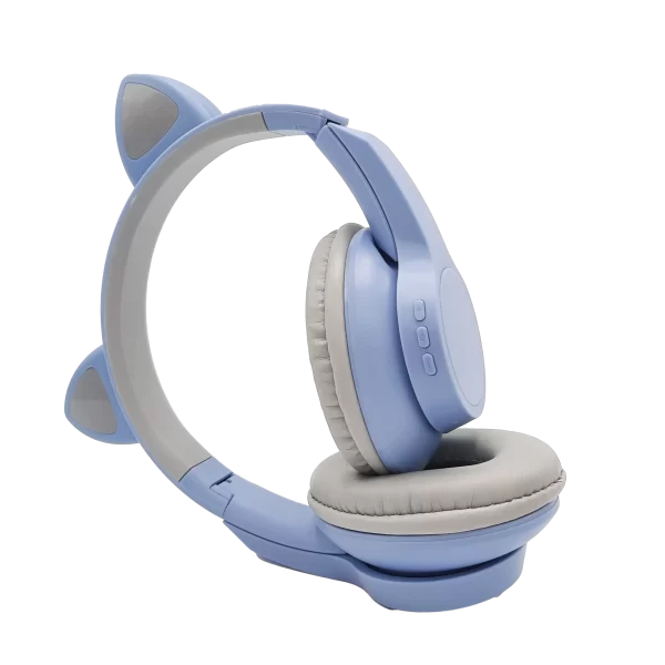 هدفون گربه ای مدل xy-207 رنگ ابی - Image 1