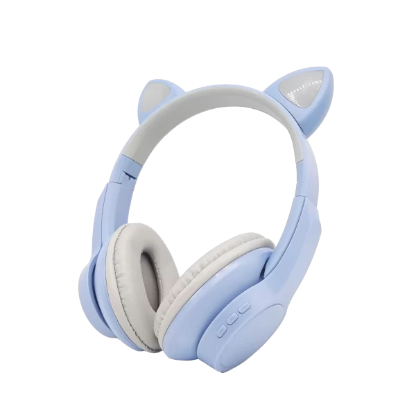هدفون گربه ای مدل xy-207 رنگ ابی - Image 3