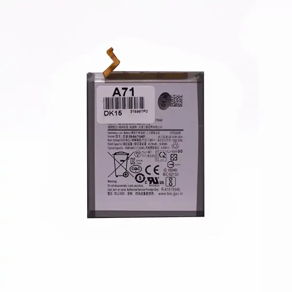 باتری گوشی سامسونگ GALAXY A71 مدل EB-BA715ABY