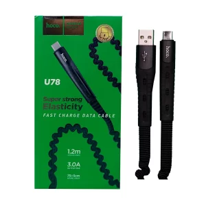 کابل شارژر تایپ سی هوکو مدل U78