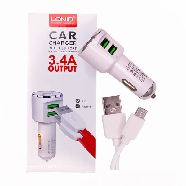 شارژر فندکی LONID مدل DL-C29
