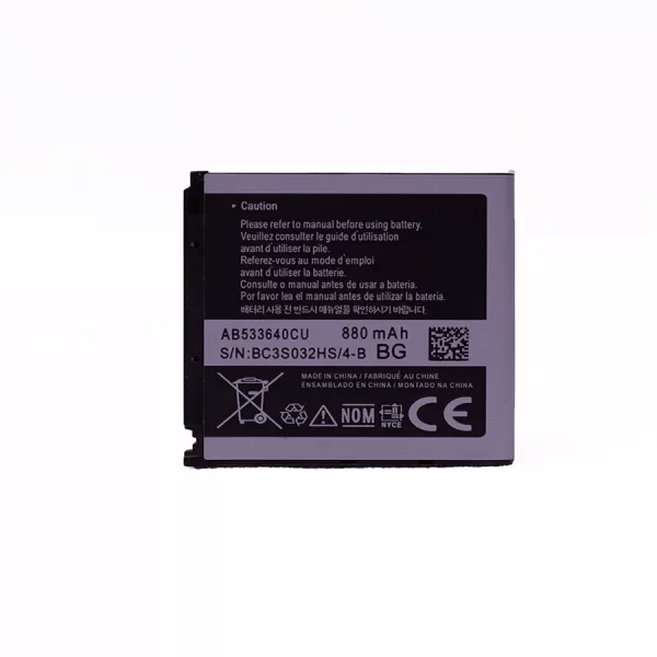باتری گوشی سامسونگ S3600 مدل AB533640CU - Image 1