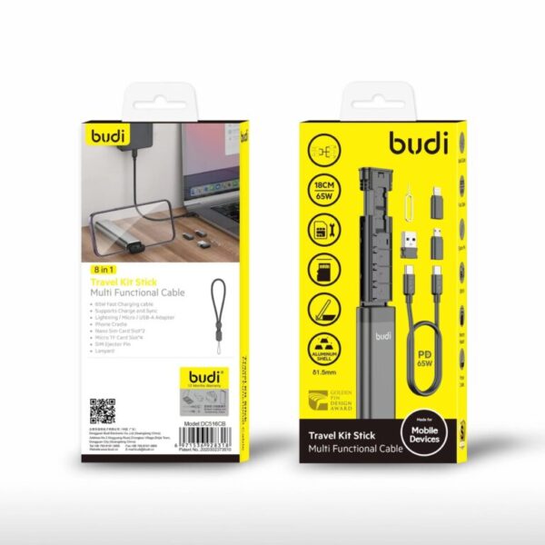کابل شارژ همه کاره بودی BUDI DC516CB - Image 2
