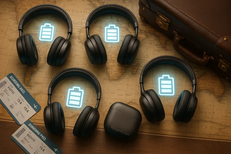 5 انتخاب برتر هدفون باتری قوی و مناسب سفر 2025 | تی‌ان‌جی